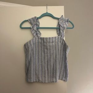 Line & Dot (S) linen top